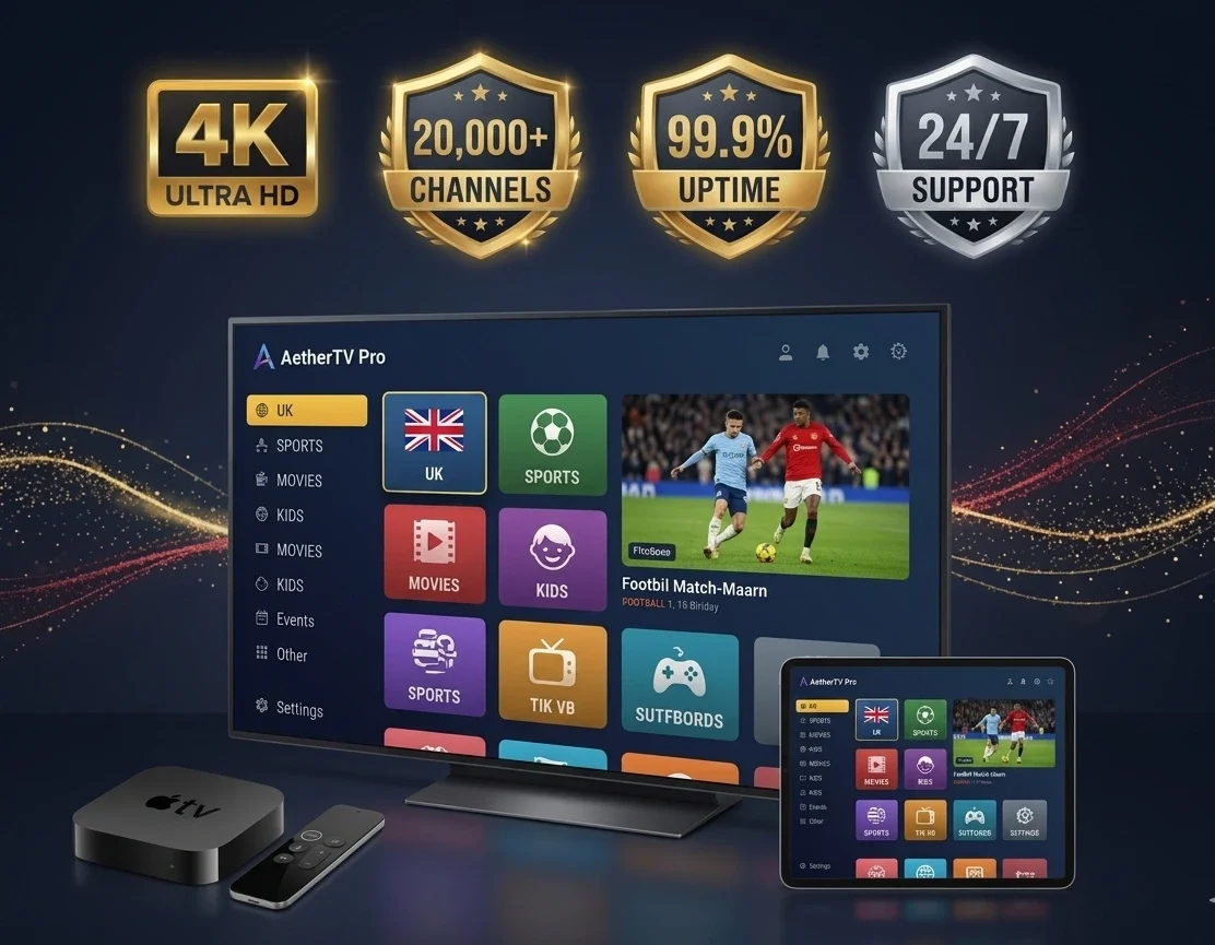 Free Popular IPTV Playlist - UK IPTV channels streaming on Smart TV and mobile devices with IPTV Smarters Pro player